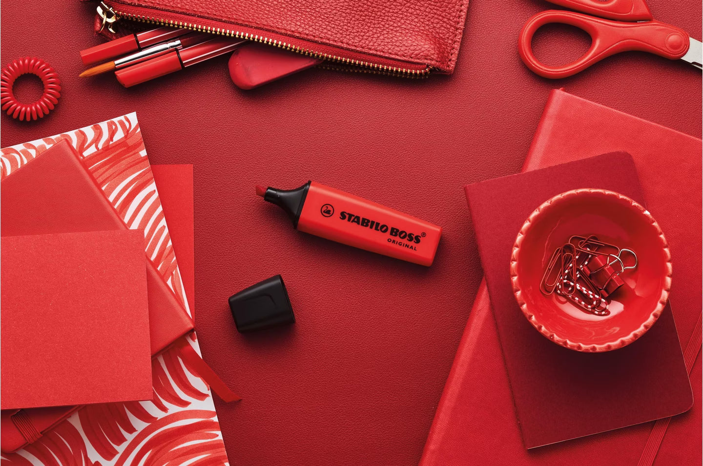 Stabilo BOSS ORIGINAL evidenziatore singolo - rosso