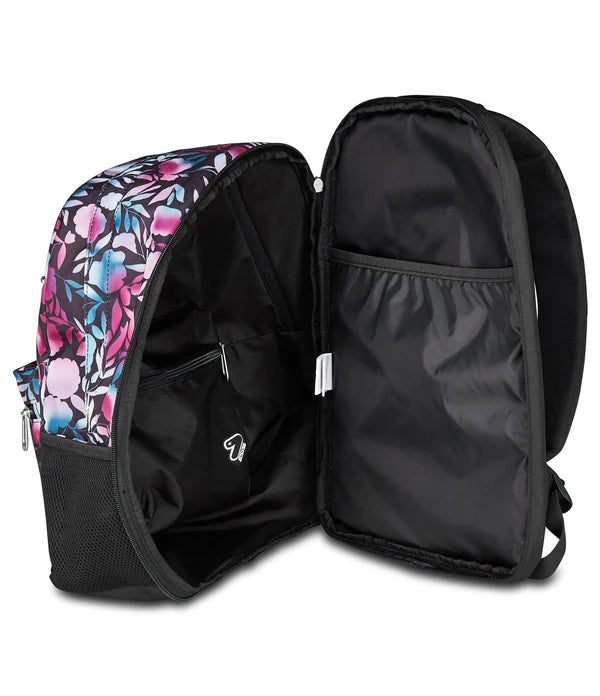 Seve -  Zaino reversibile e con  EARPHONES WIRELESS - WATER FLOWERS