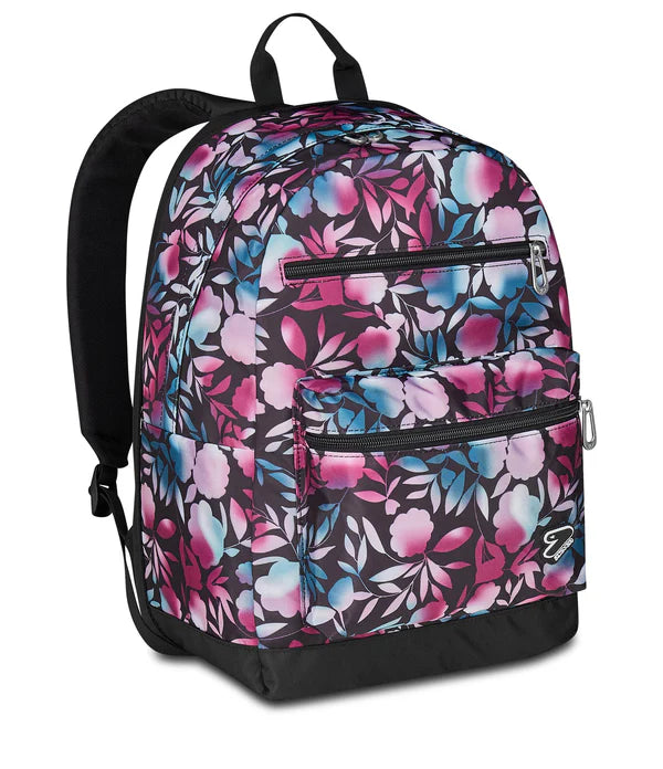 Seve -  Zaino reversibile e con  EARPHONES WIRELESS - WATER FLOWERS