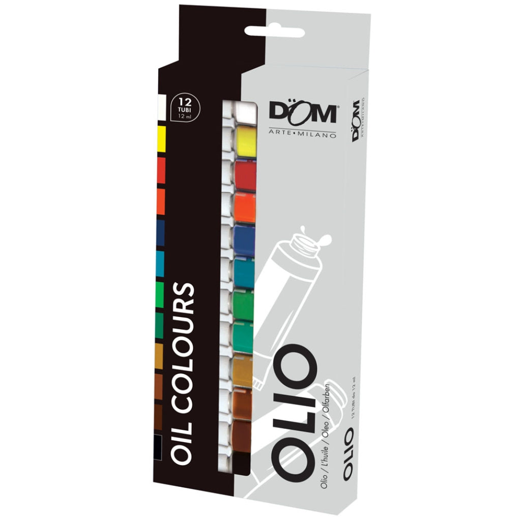 Studio Colours di DOM Arte Milano colori a tempere a olio