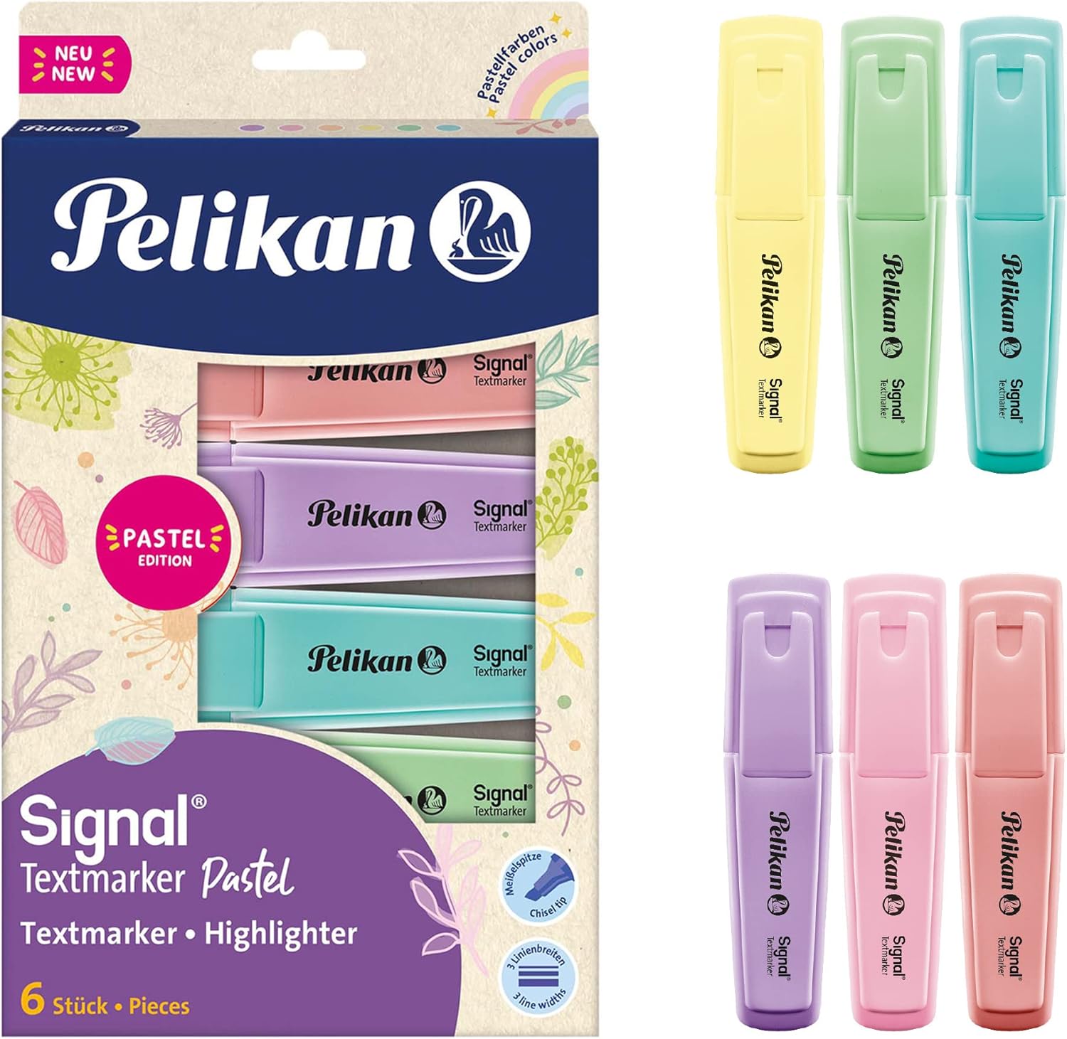 Pelikan Kit evidenziatore  6pz