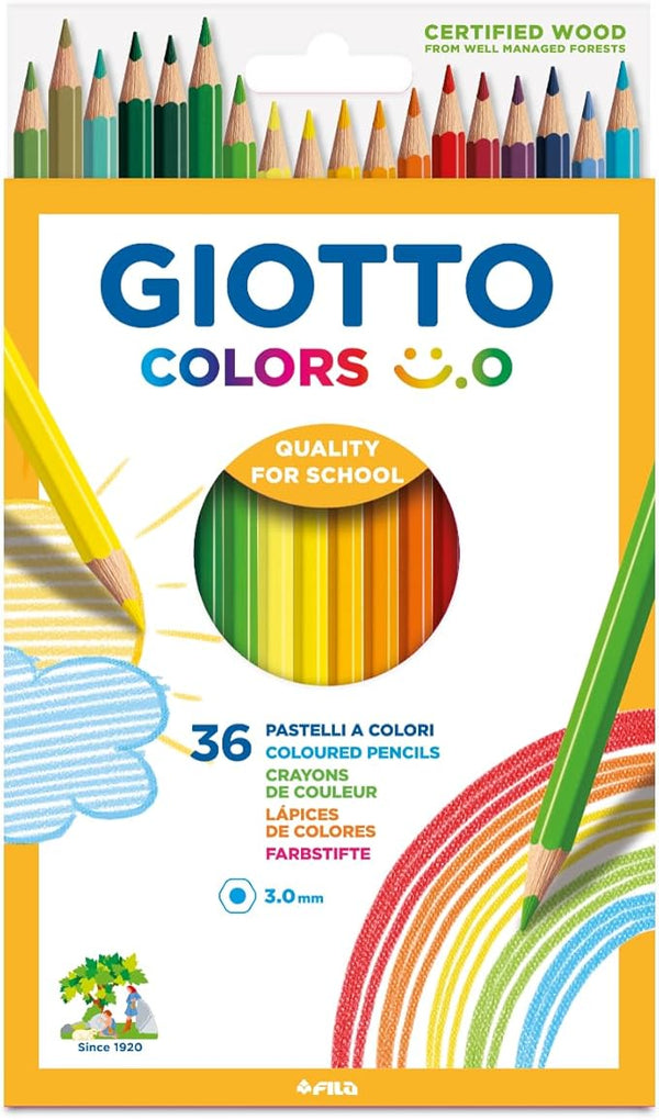 Fila - Giotto pastelli colorati Colors Smile - 36 pezzi