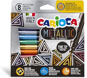 Carioca pennarelli metallici