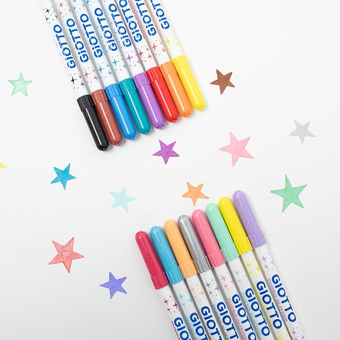 Fila - Giotto Turbo Glitter confezione da 8 pz