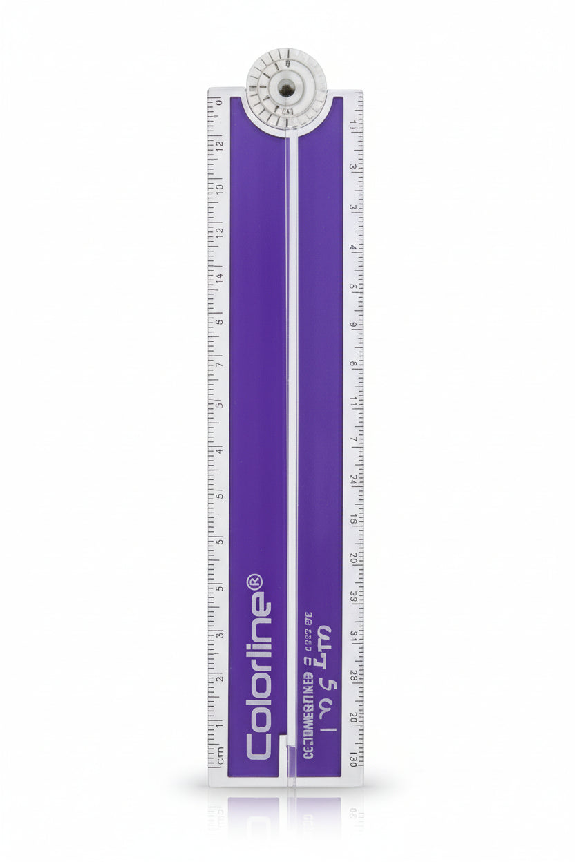 Colorline righello pieghevole 30 CM + TRASPORTATORE COLORLINE