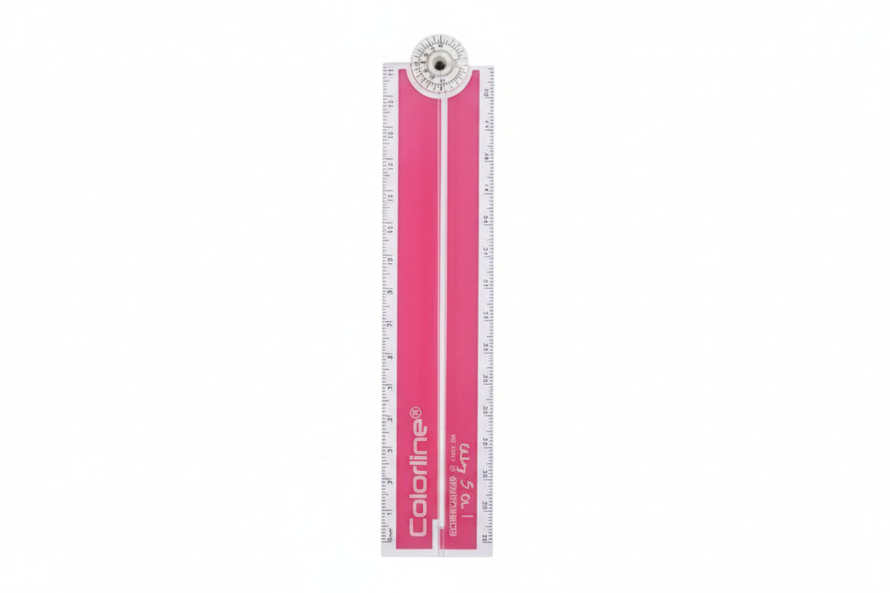 Colorline righello pieghevole 30 CM + TRASPORTATORE COLORLINE