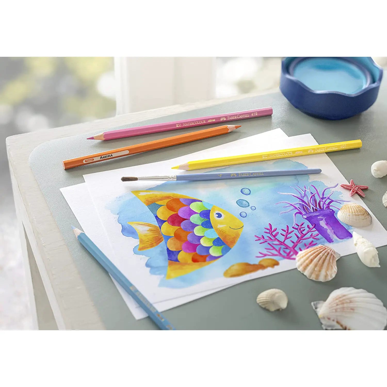 Faber-Castell Pastelli Acquerellabili con pennello