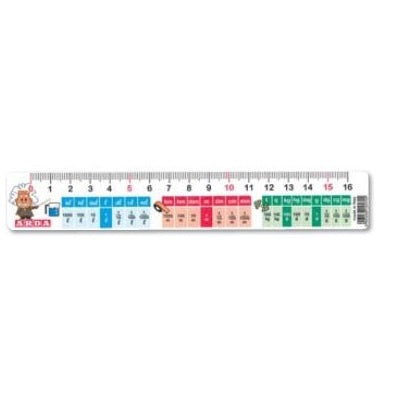 Arda - righello 16 cm mathematics