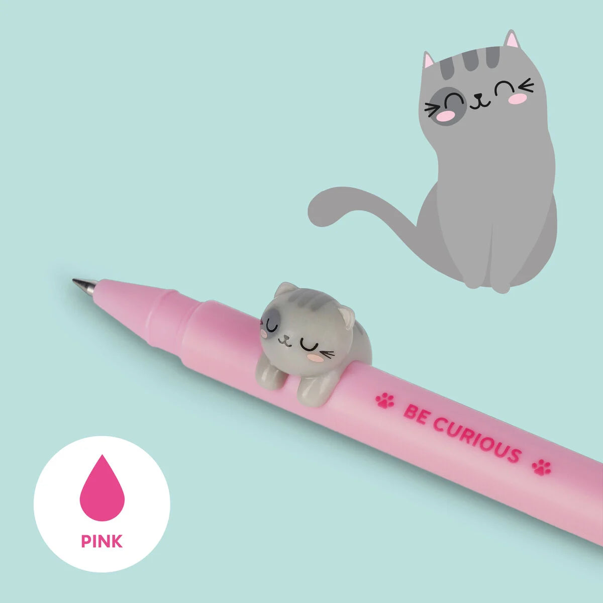 Legami Milano - Penna Gel con Animaletto Decorativo - Lovely Friends
