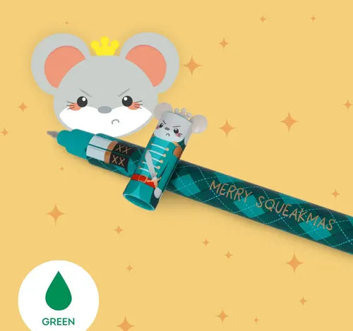 Legami Milano - Lo Schiaccianoci  - Set di 3 Penne Cancellabili