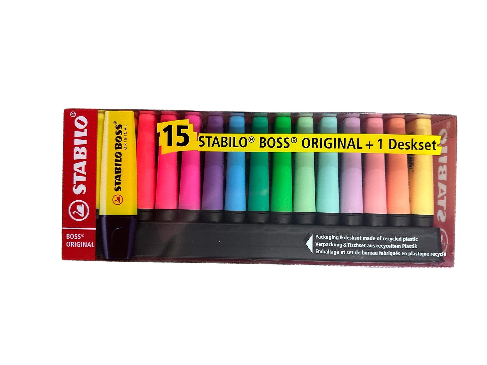 Stabilo confezione multipack evidenziatori pastello e fluo