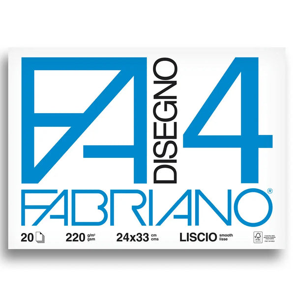 Fabriano4  - 20 fogli 220gr/mq 24x33 cm