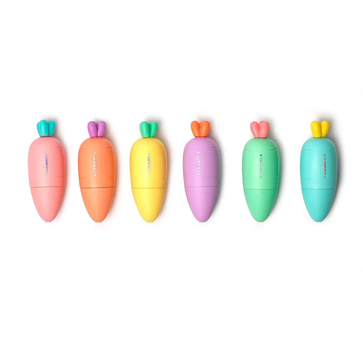 Legami Milano - Set di 6 Mini Evidenziatori - Carrate Team