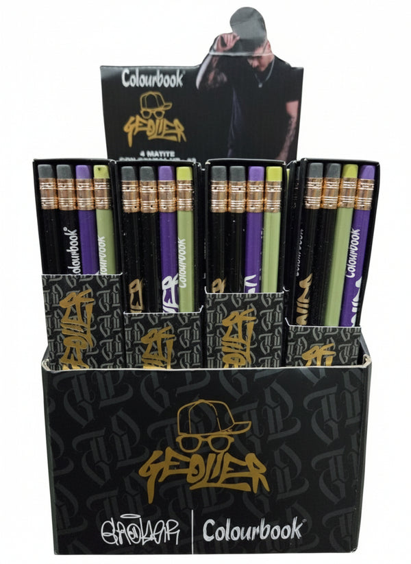 Colourbook - Set 4 Matite HB Geolier