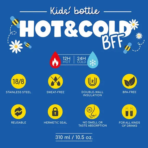 Legami Milano -  Hot&Cold Thermos Bottle for Kids - borraccia