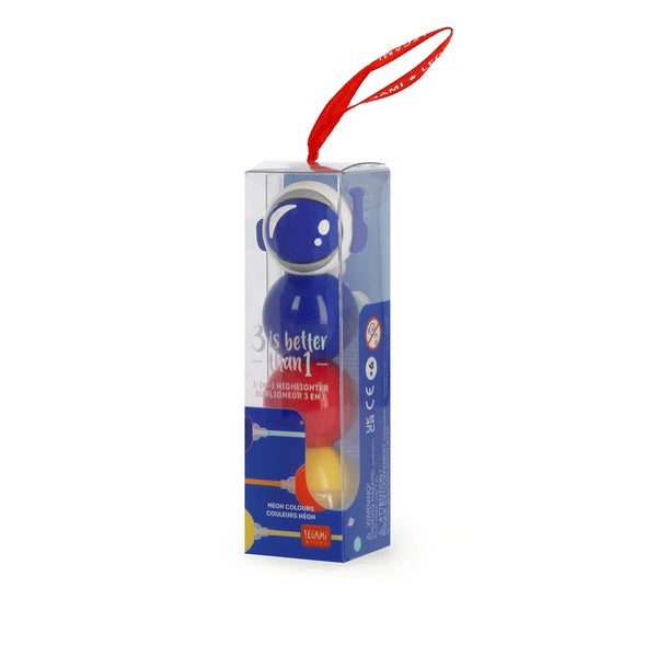 Legami Milano - Evidenziatore 3-in-1 Space - 3 is Better Than 1