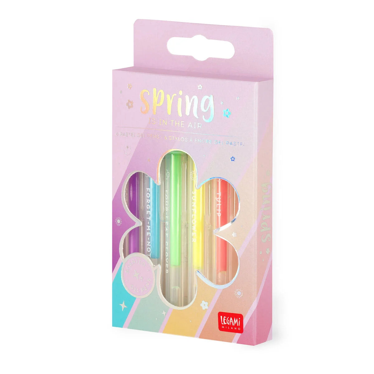 Legami Milano - Set di 6 Penne Gel Pastello - Spring is in the Air