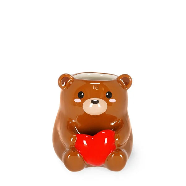 Legami Milano - Ceramic Pen Holder - Teddy Bear - Desk Friends