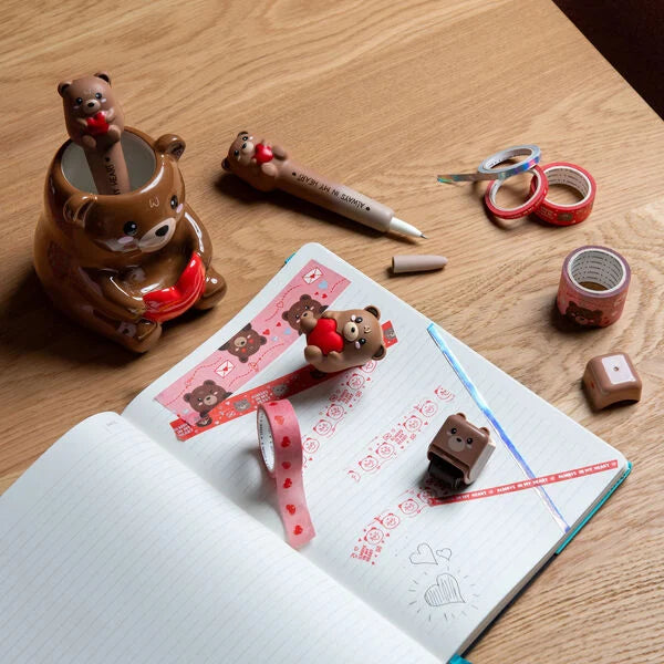 Legami Milano - Ceramic Pen Holder - Teddy Bear - Desk Friends