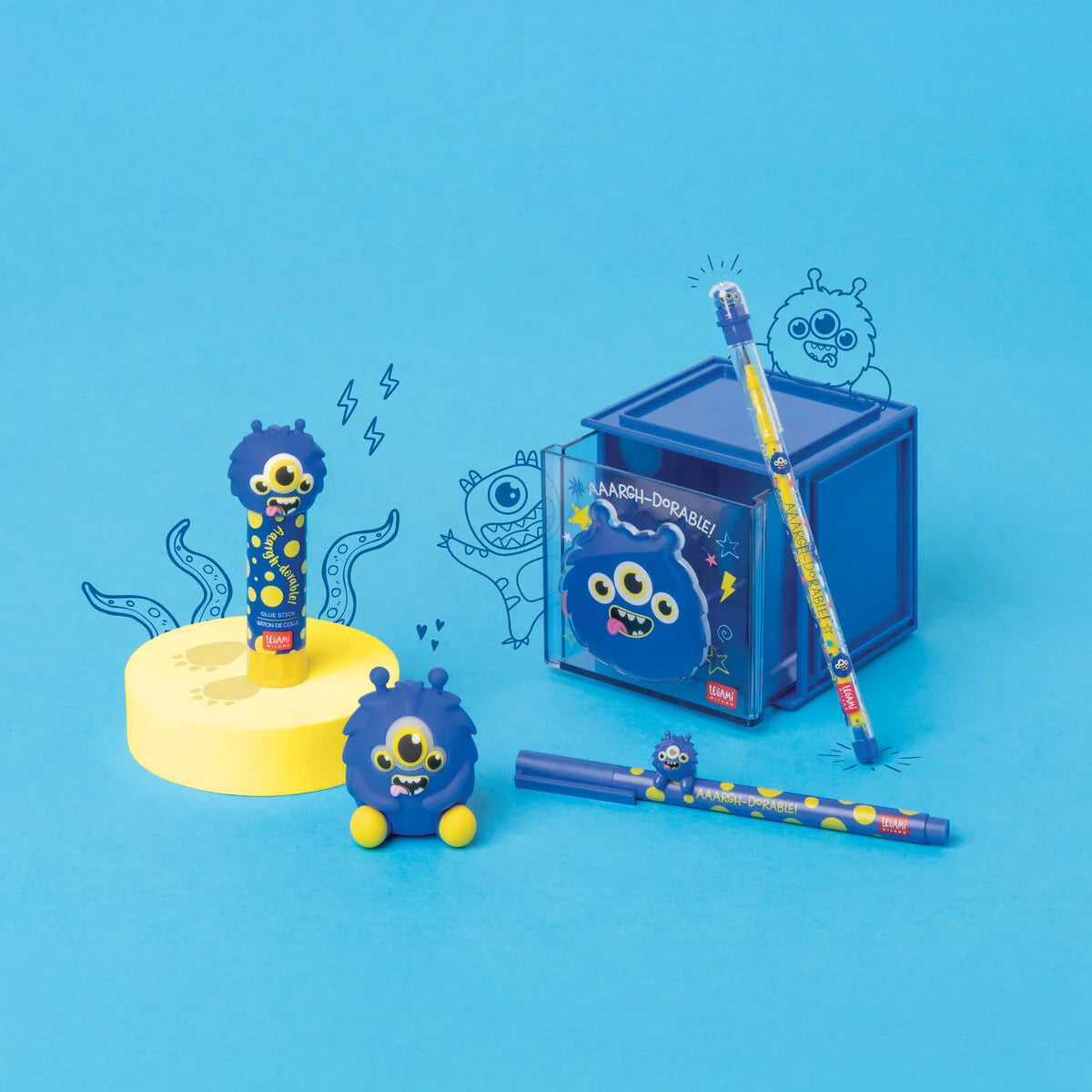 Legami Milano - Temperino Luminoso con Contenitore - Sharpening is Magic