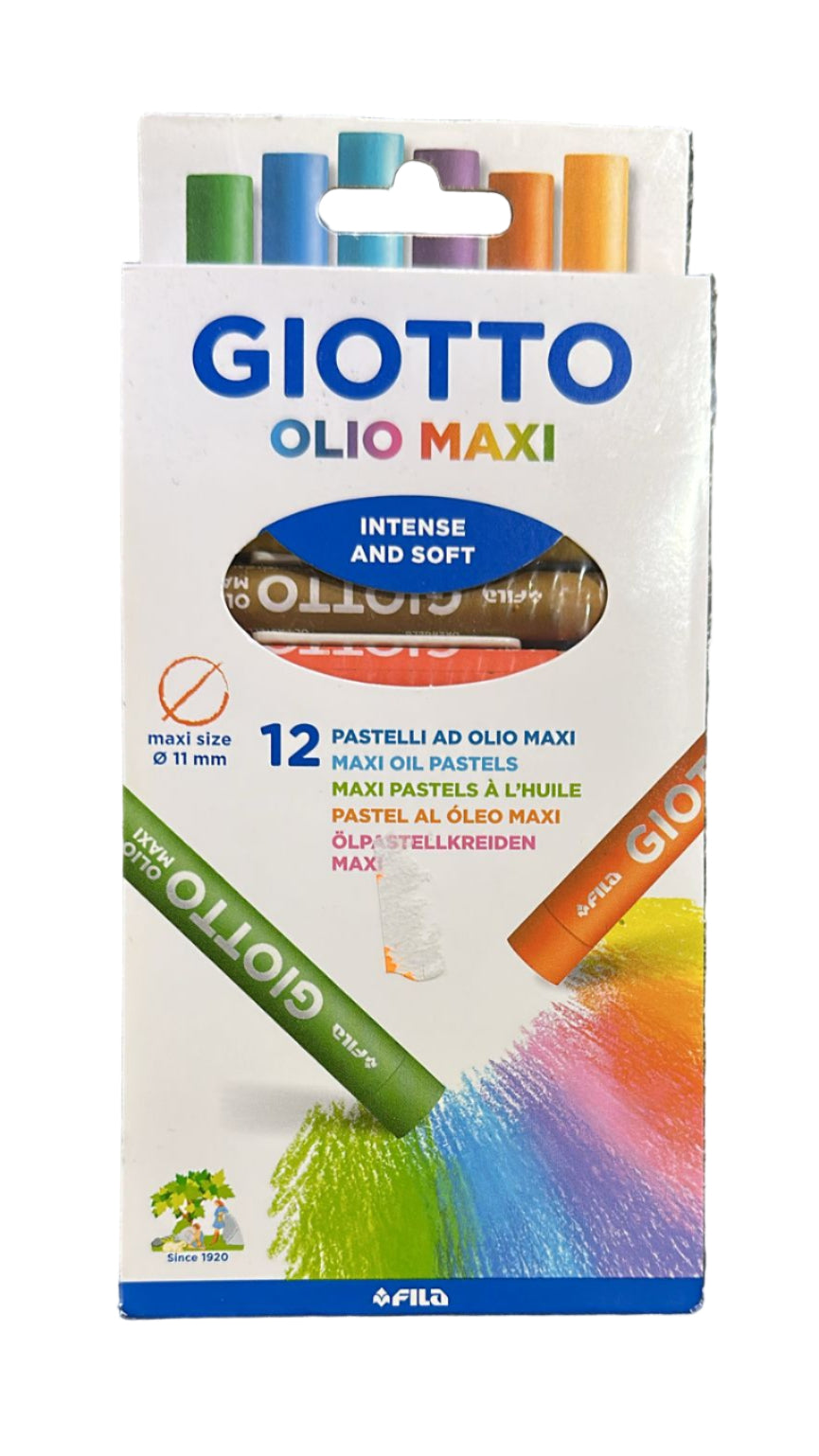 Fila - Giotto pastelli olio maxi confezione da 12pz