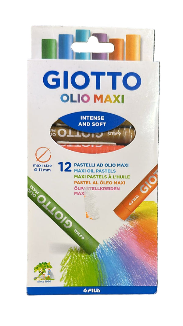 Giotto pastelli olio maxi confezione da 12pz