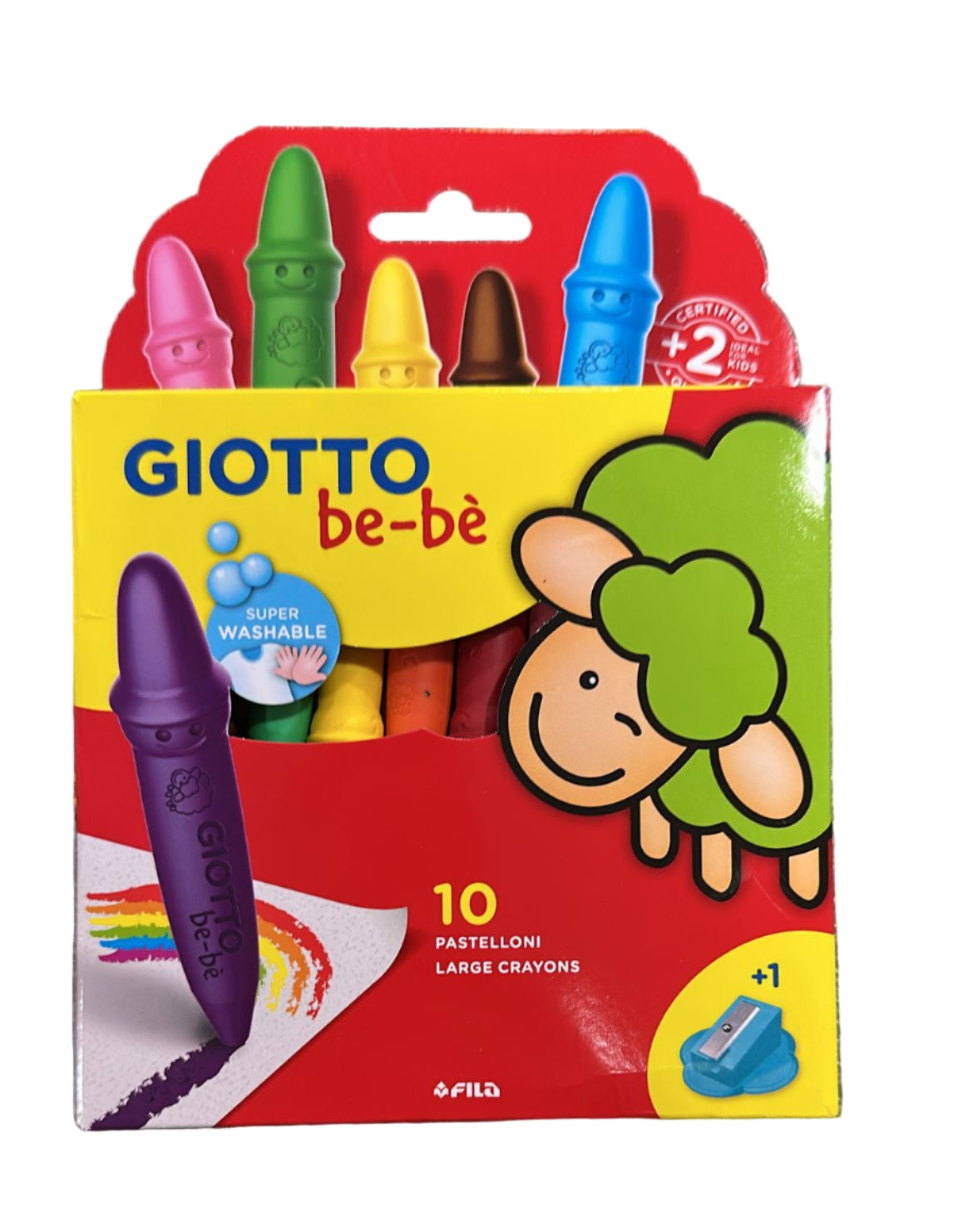 Fila - Giotto pastelloni a cera be-bè confezione da 10pz