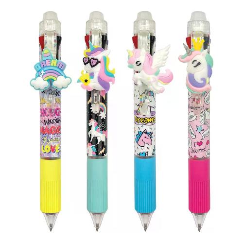 Penna Cancellabile 4 Colori Dream - Blu, Verde, Nero, Rosso.