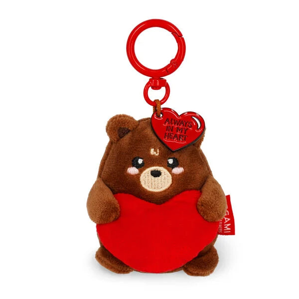 Legami Milano - Teddy Bear Plush Key Ring - Tiny Super Soft! - portachiavi