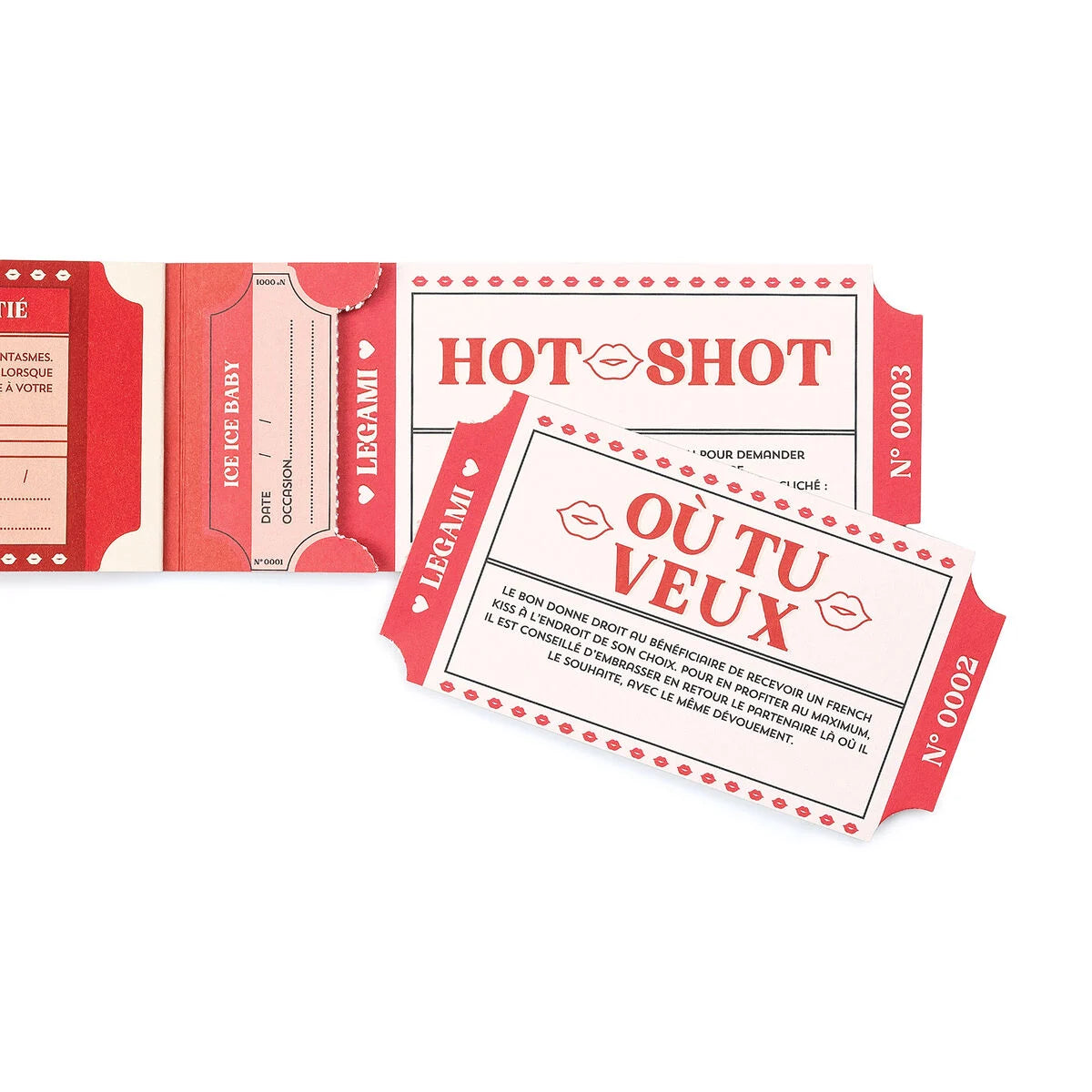 Legami Milano - Blocchetto da 24 Voucher Piccanti - Francese - Gift Vouchers