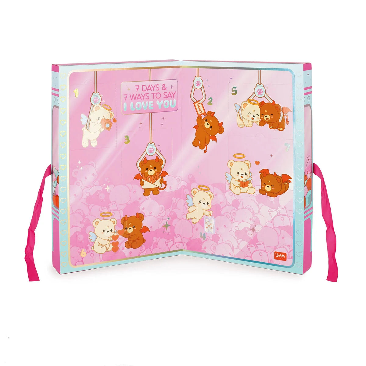 Legami Milano - Scatola con 7 sorprese - 7 giorni e 7 modi per dire che ti amo
