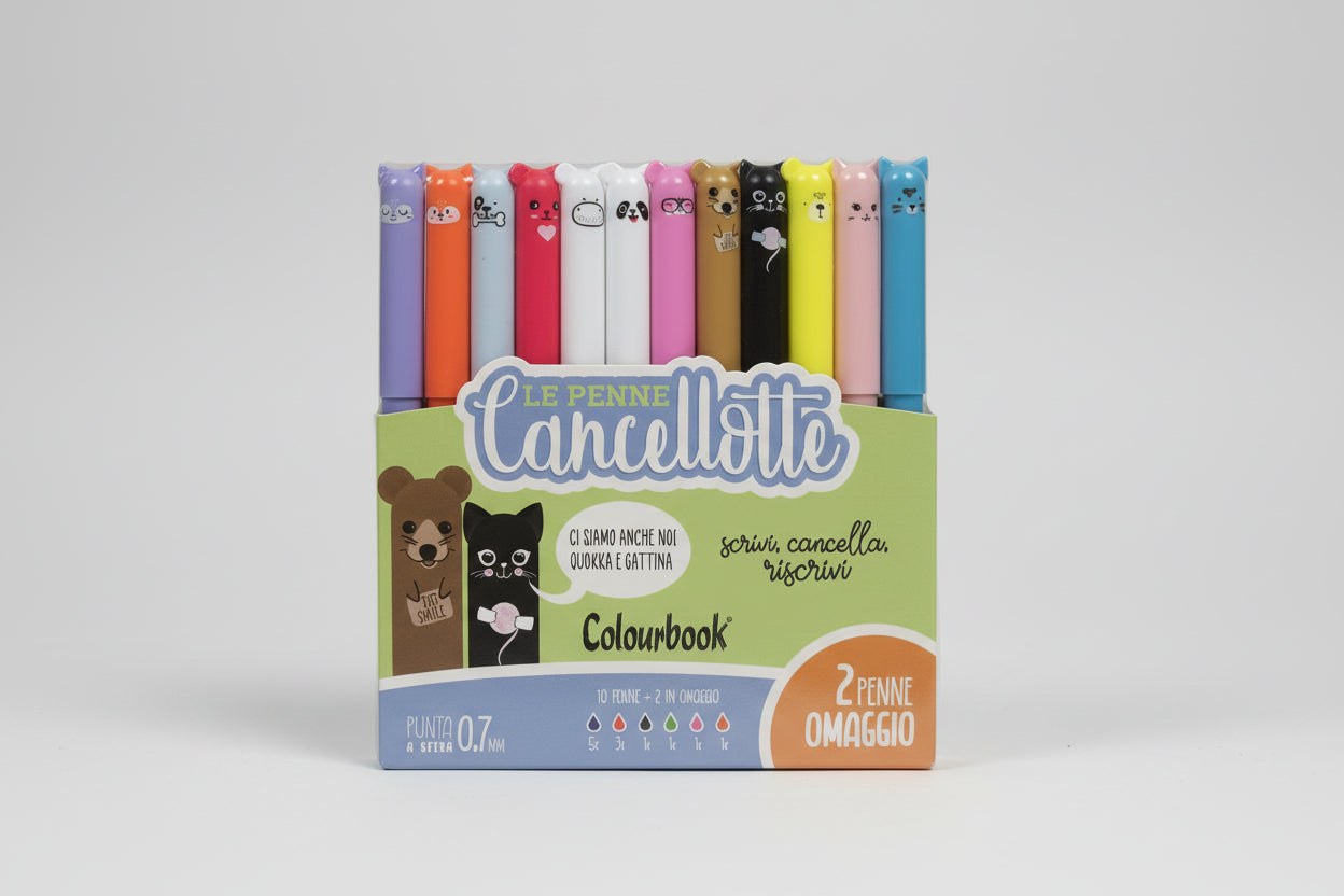 Colourbook - Le Cancellotte set da 12 pz