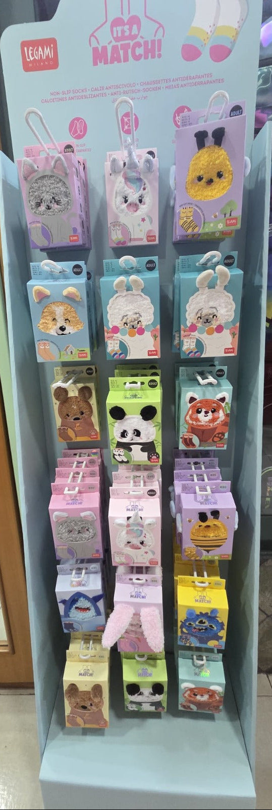 Legami Milano Calzini Antiscivolo Adulti e Bambini - It's a Match!