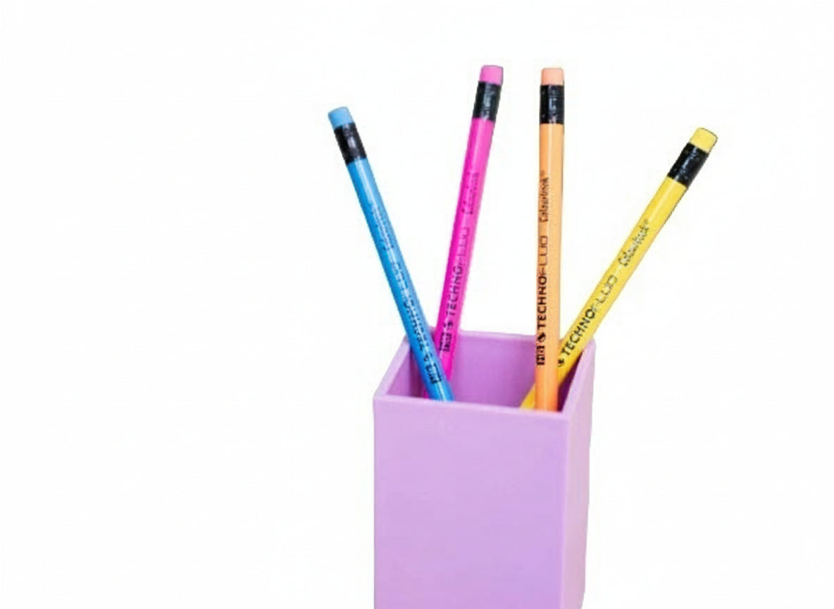 Colourbook matite con gomma – Techno Fluo