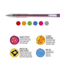 Carioca - glitter gel pens - punta 1,0 mm