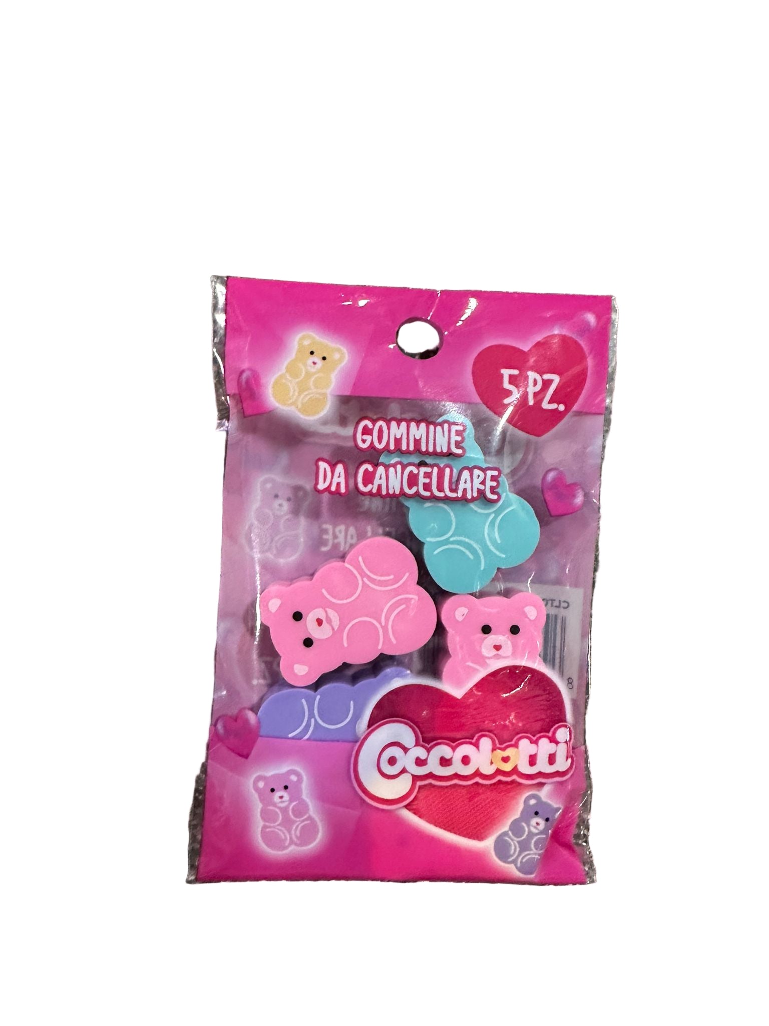 Colourbook Set 5 gommine Coccolotti