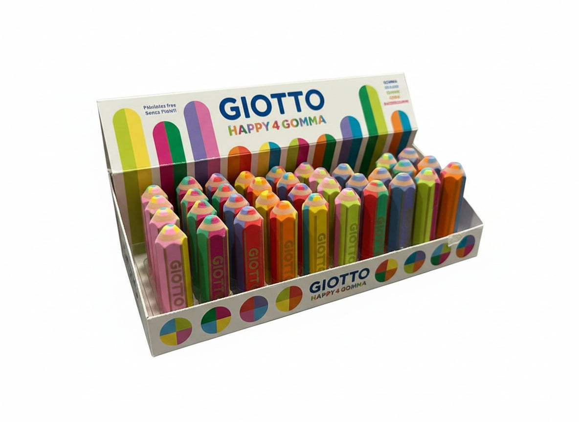 Fila - Giotto gomme da cancellare a forma di matita
