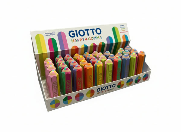Giotto gomme da cancellare a forma di matita