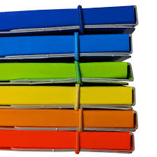 Cartelline 3 lembi con elastico dorso 1 cm