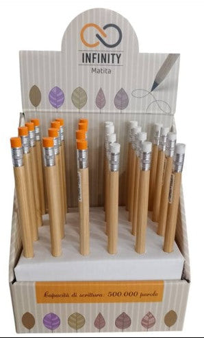 Matita Infinity legno naturale Lebez