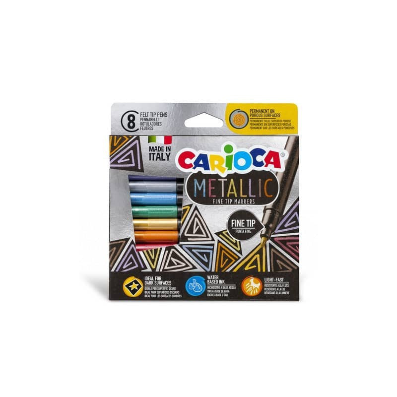 Carioca pennarelli metallici