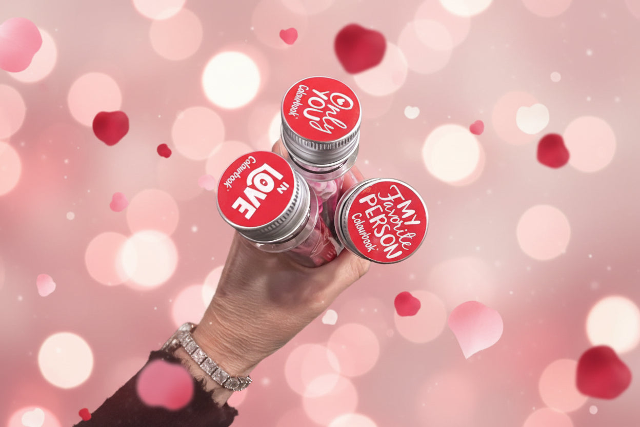 Colourbook 20 gommine In Love in provetta