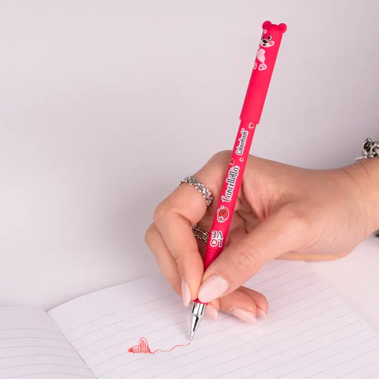 Colourbook Set 2 Penne Gel Cancellabili Cancellotte In Love